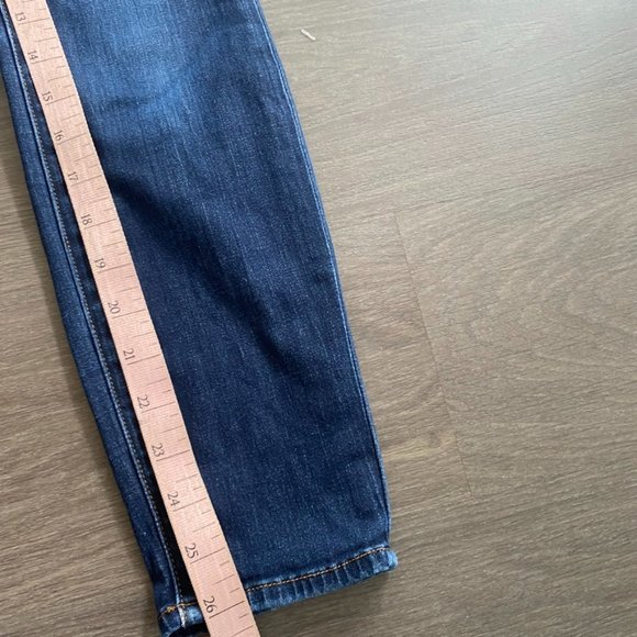 J BRAND Blue “Capri” Mid-Rise Skinny Jeans in “Starless” - Picture 8 of 11